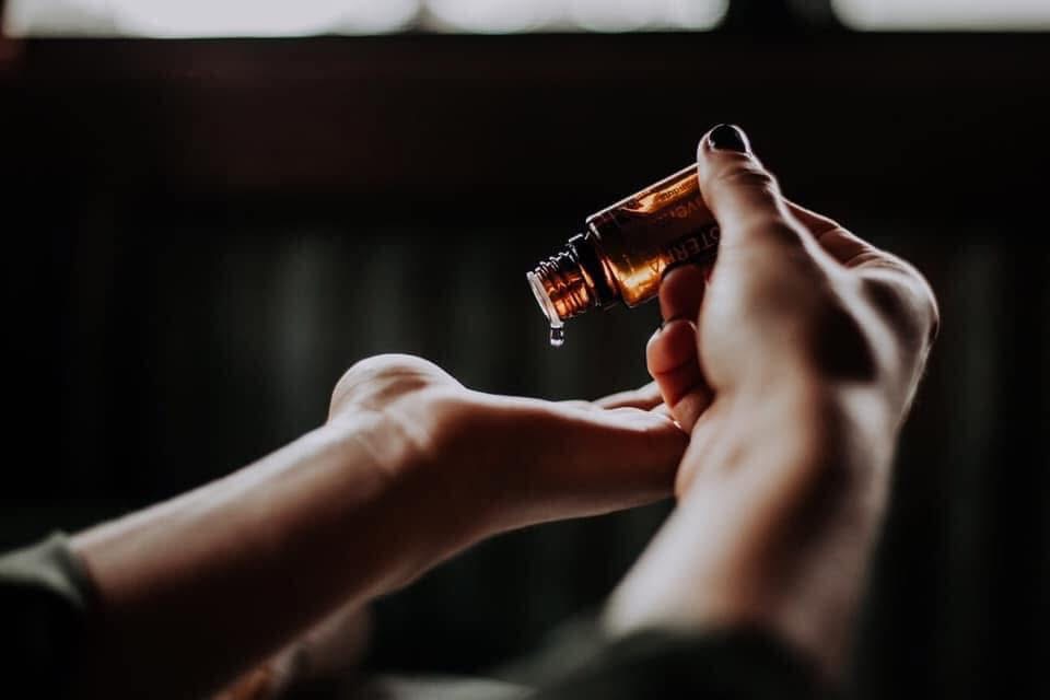 Aromatherapy oil being applied — one of the indulgent wellness treatments at Gumtree Retreat